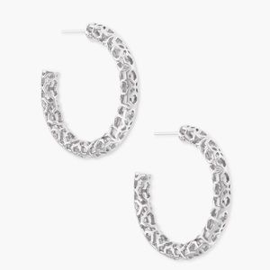 Kendra Scott Maggie Hoop Earrings NWT